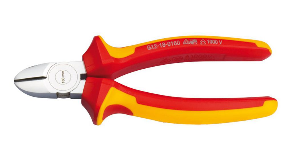 Cutting Pliers, VDE, Diagonal, 1.8mm, 140mm